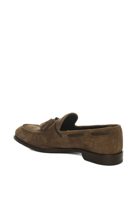 beige suede loafer JEROLD WILTON | 1161LIGHT-HAVANA